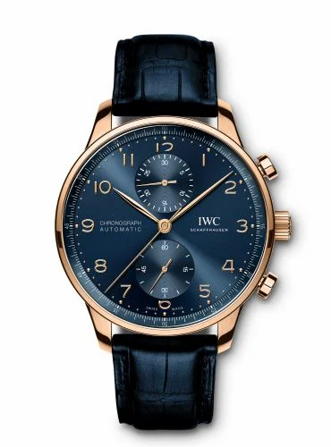 IWC Portugieser Chronograph Red Gold / Blue / Boutique Edition IW3716-14 (IW371614)